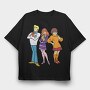 Cartoon Retro Scooby Doo 1, Tricou Oversize Barbati (Unisex)