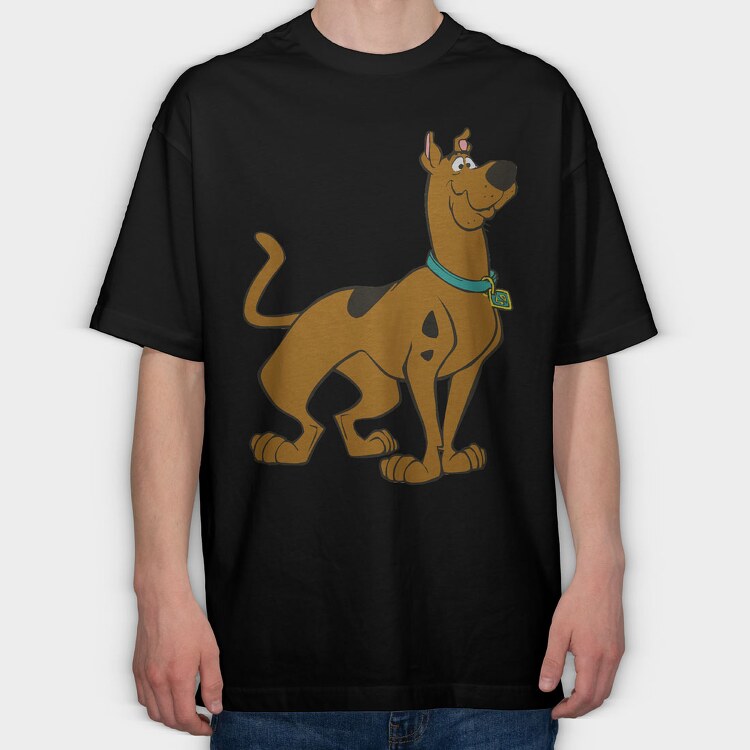 Cartoon Retro Scooby Doo 2, Tricou Oversize Barbati (Unisex)