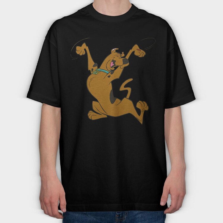 Cartoon Retro Scooby Doo 4, Tricou Oversize Barbati (Unisex)