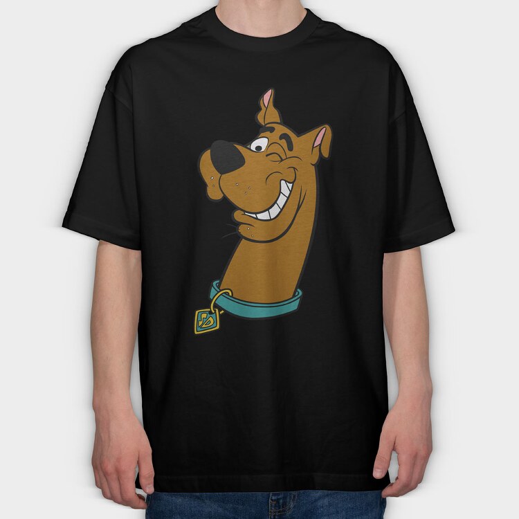Cartoon Retro Scooby Doo 6, Tricou Oversize Barbati (Unisex)