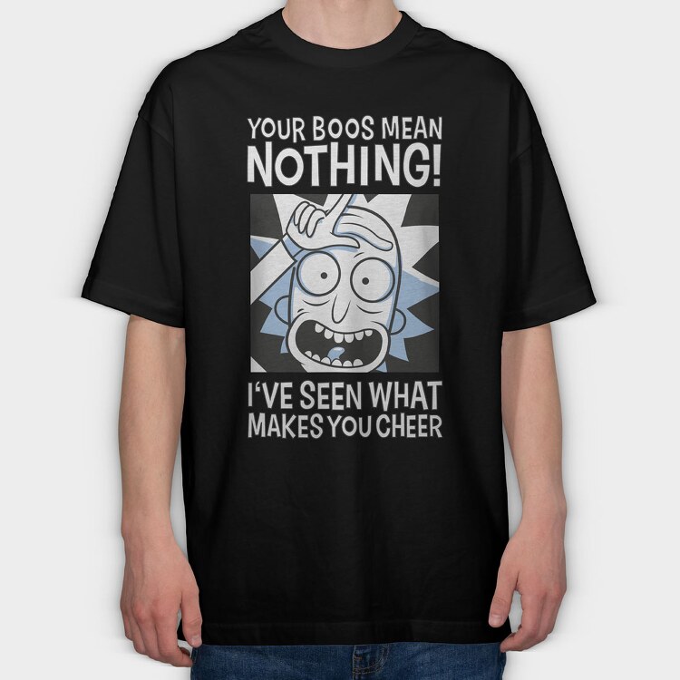 Rick and Morty 56, Tricou Oversize Barbati (Unisex)