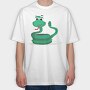 Snakey Tongue, Tricou Oversize Barbati (Unisex)
