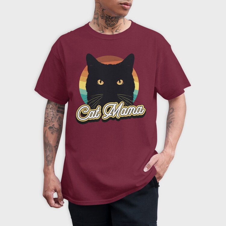 Cat Mama, Tricou Barbati (Unisex)