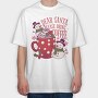 Snowman Coffee Dear Santa, Tricou Oversize Barbati (Unisex)