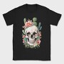 Skull cactus Flowers, Tricou Barbati (Unisex)