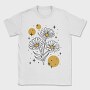 Sparkling Flowers And Circles Vintage, Tricou Barbati (Unisex)