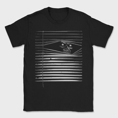 Peeking Zombie, Tricou Barbati (Unisex)