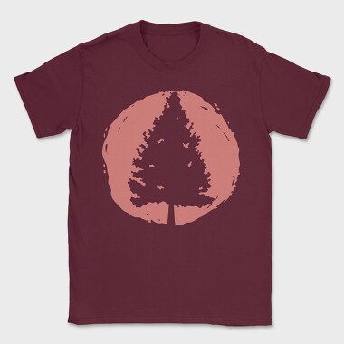 Pine Tree Sunset, Tricou Barbati (Unisex)
