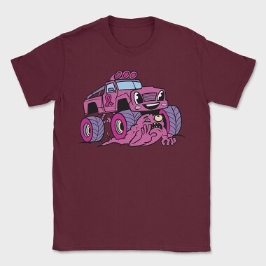 Pink Monster Truck, Tricou Barbati (Unisex)