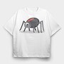Spider Smiley, Tricou Oversize Barbati (Unisex)
