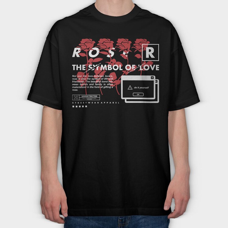 Rosser 2, Tricou Oversize Barbati (Unisex)