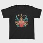 Spiritual Woman Metaverse Colorful Illustration, Tricou Copii