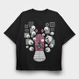 Super Mario 14, Tricou Oversize Barbati (Unisex)