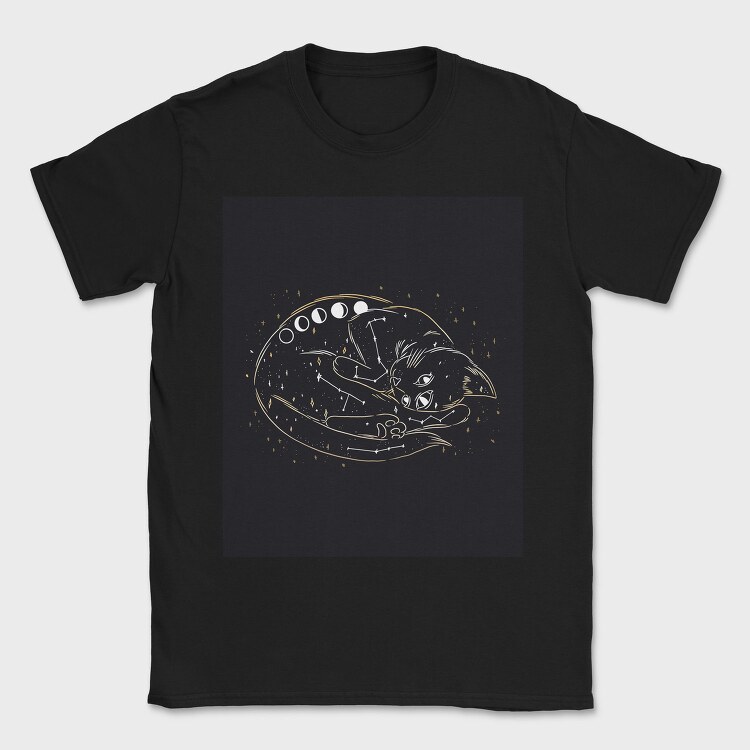 Galaxy Cat, Tricou Barbati (Unisex)