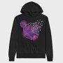 Galaxy Cube Space, Hanorac Oversize Barbati (Unisex)