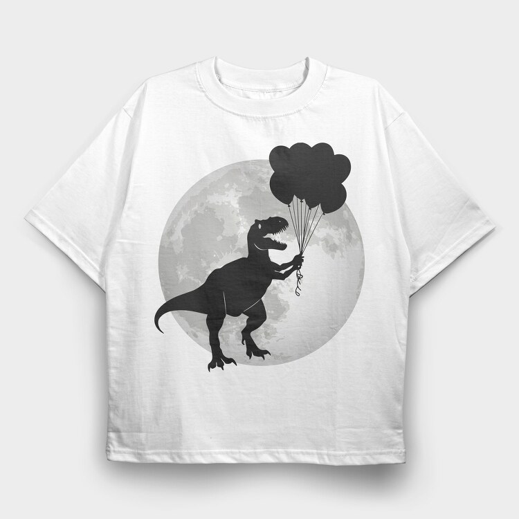 Trex Balloons, Tricou Oversize Barbati (Unisex)