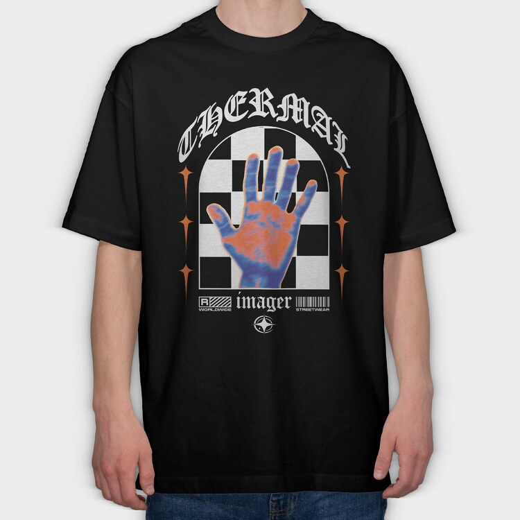 Imager 1, Tricou Oversize Barbati (Unisex)