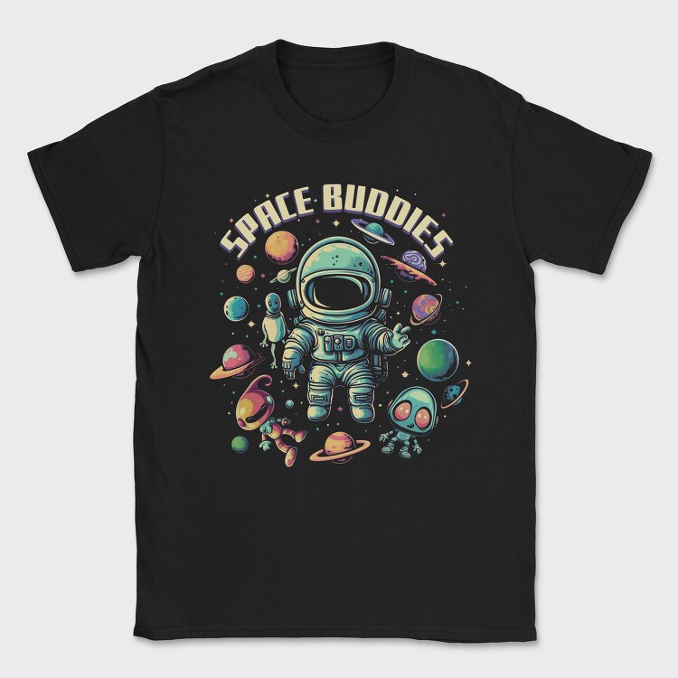 Space Buddies, Tricou Barbati (Unisex)
