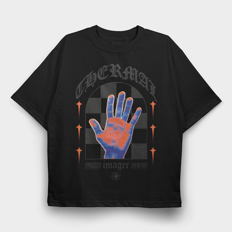 Imager 2, Tricou Oversize Barbati (Unisex)
