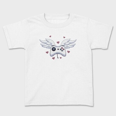 Game Controller With Wings Joystick, Tricou Copii