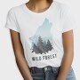 Wild Forest Wolf, Tricou Femei