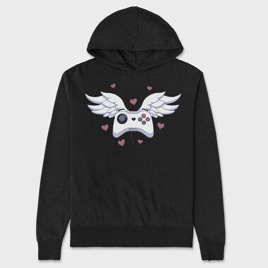 Game Controller With Wings Joystick, Hanorac Oversize Barbati (Unisex)