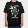Vacantion, Tricou Oversize Barbati (Unisex)