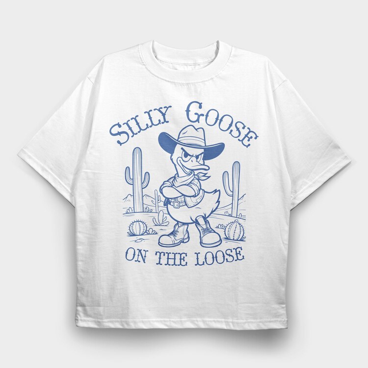 Silly Gosse, Tricou Oversize Barbati (Unisex)