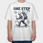 One Step, Tricou Oversize Barbati (Unisex)