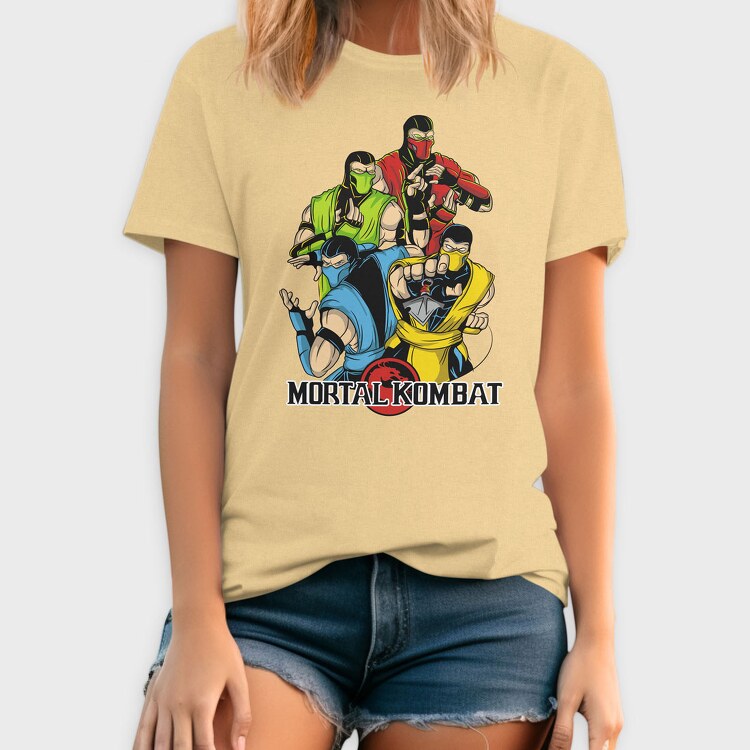 mortal kombat color, Tricou Barbati (Unisex)