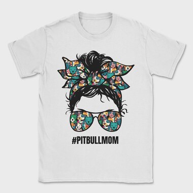 Pitbull Mom, Tricou Barbati (Unisex)