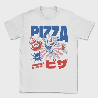 Pizza Monster, Tricou Barbati (Unisex)