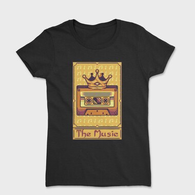 Pixelart Tarot Card the Music, Tricou Femei