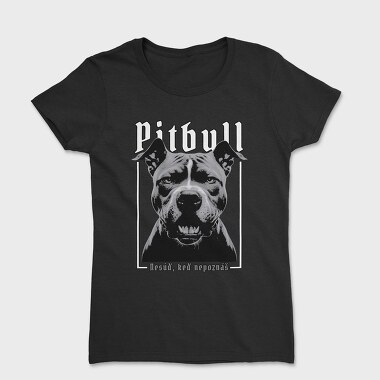 Pitbull Portrait, Tricou Femei