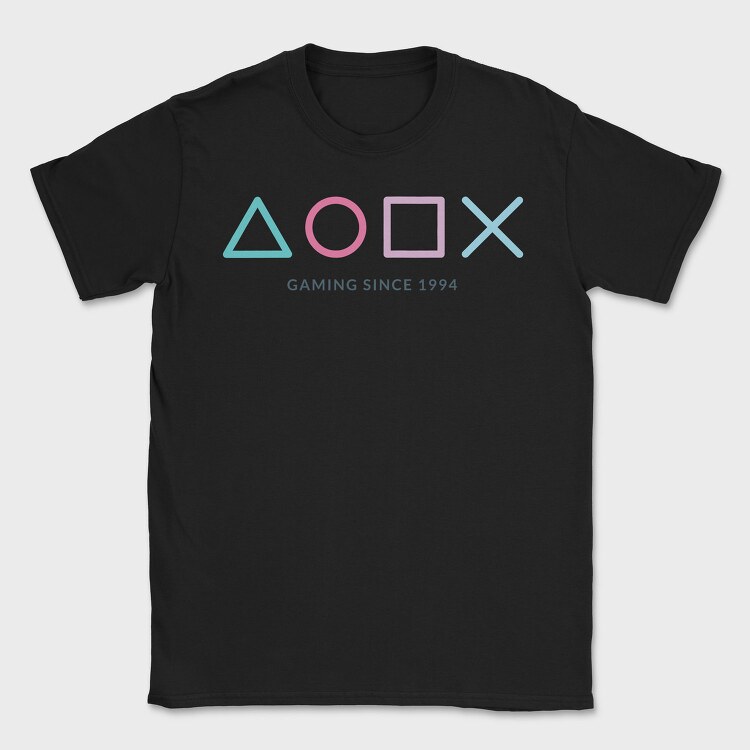 Gaming Playstation, Tricou Barbati (Unisex)