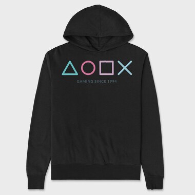 Gaming Playstation, Hanorac Oversize Barbati (Unisex)