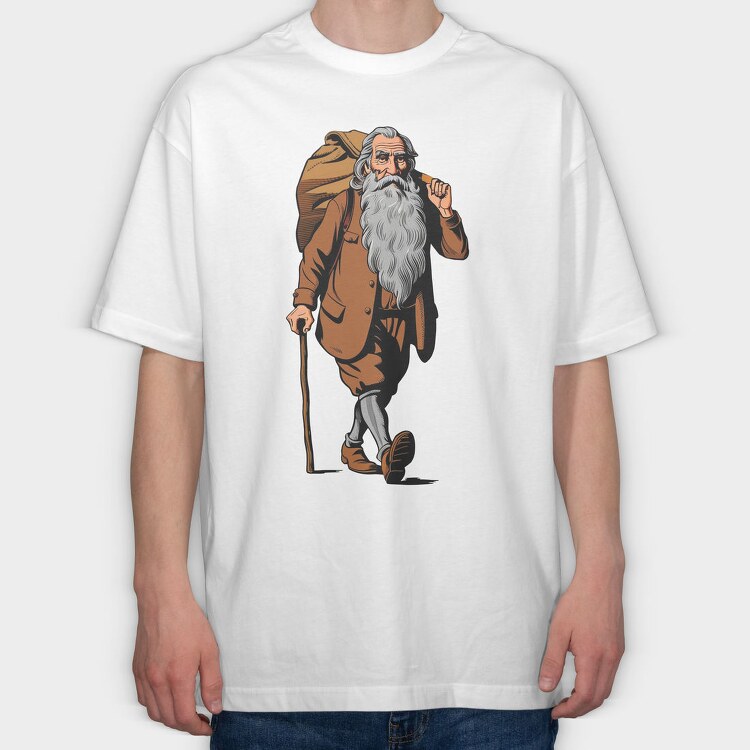 Old Man, Tricou Oversize Barbati (Unisex)