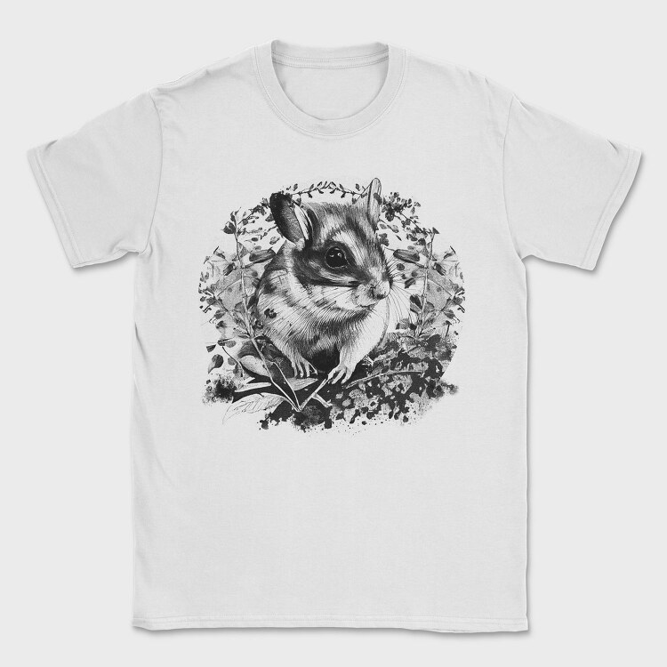 Garden Mouse Realistic Dormouse, Tricou Barbati (Unisex)