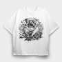 Garden Mouse Realistic Dormouse, Tricou Oversize Barbati (Unisex)