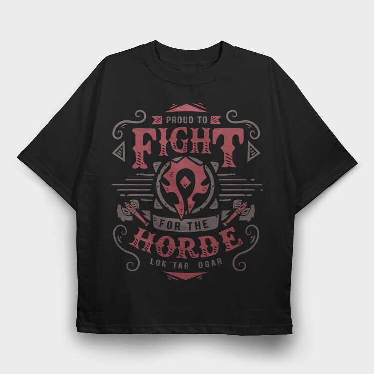 Warcraft 1, Tricou Oversize Barbati (Unisex)