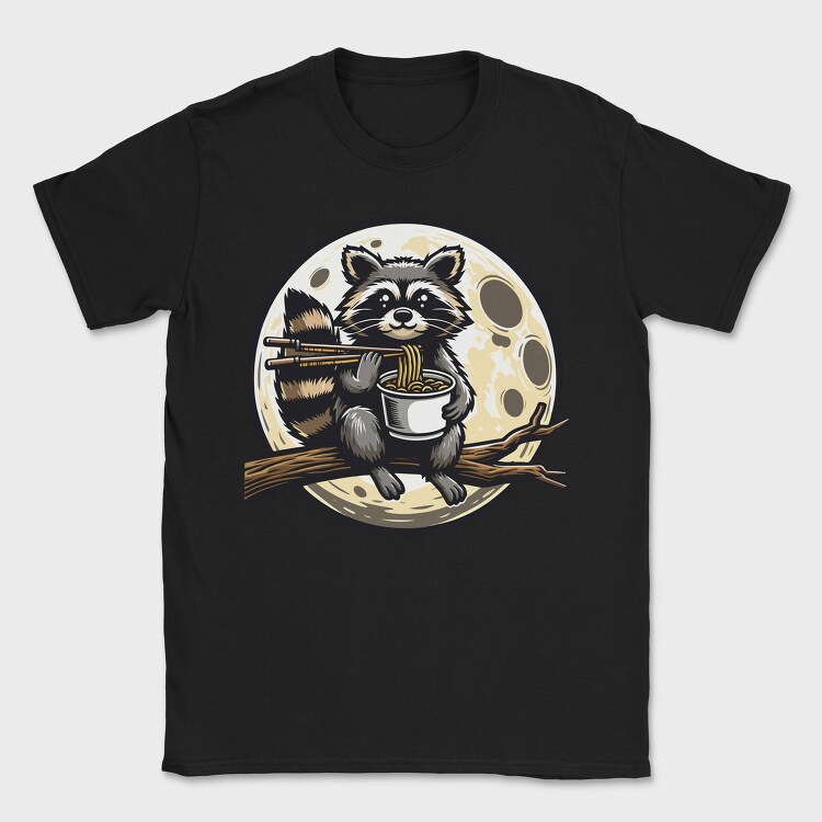 Racoon Noodles, Tricou Barbati (Unisex)