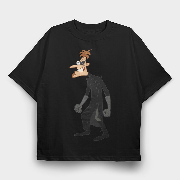 Phineas and Ferb 18, Tricou Oversize Barbati (Unisex)