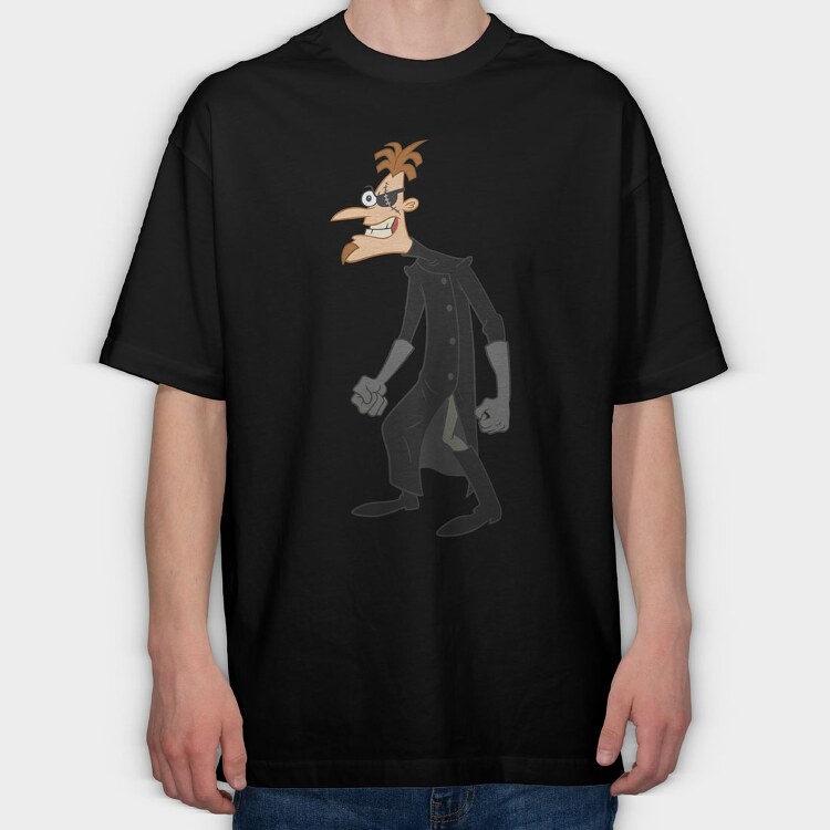Phineas and Ferb 18, Tricou Oversize Barbati (Unisex)