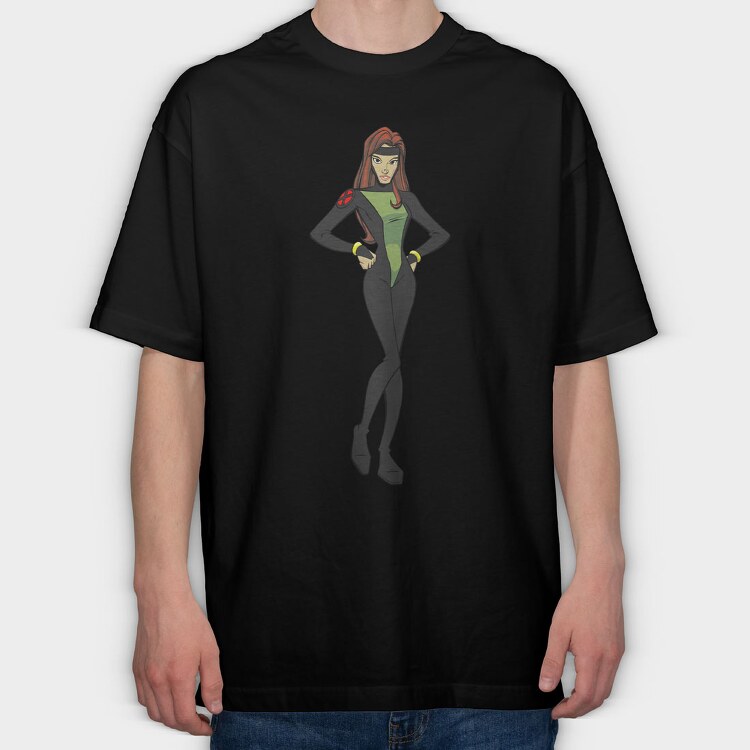 Cartoon Retro X Men 5, Tricou Oversize Barbati (Unisex)