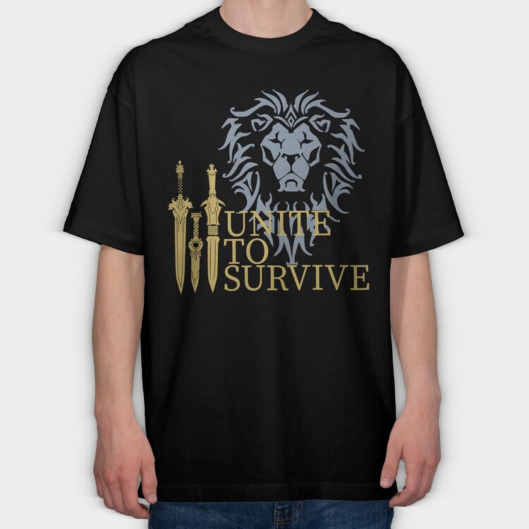 Warcraft 2, Tricou Oversize Barbati (Unisex)