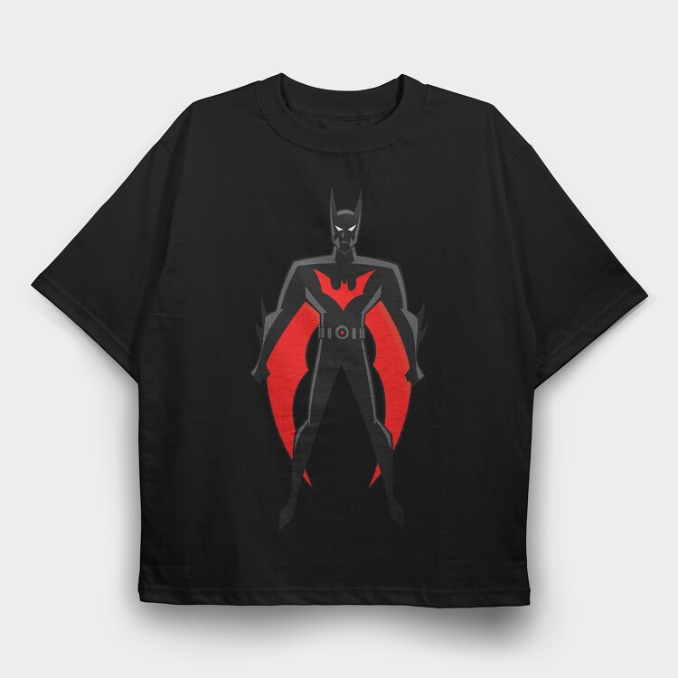 Cartoon Retro Batman 2, Tricou Oversize Barbati (Unisex)