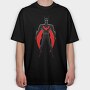 Cartoon Retro Batman 2, Tricou Oversize Barbati (Unisex)