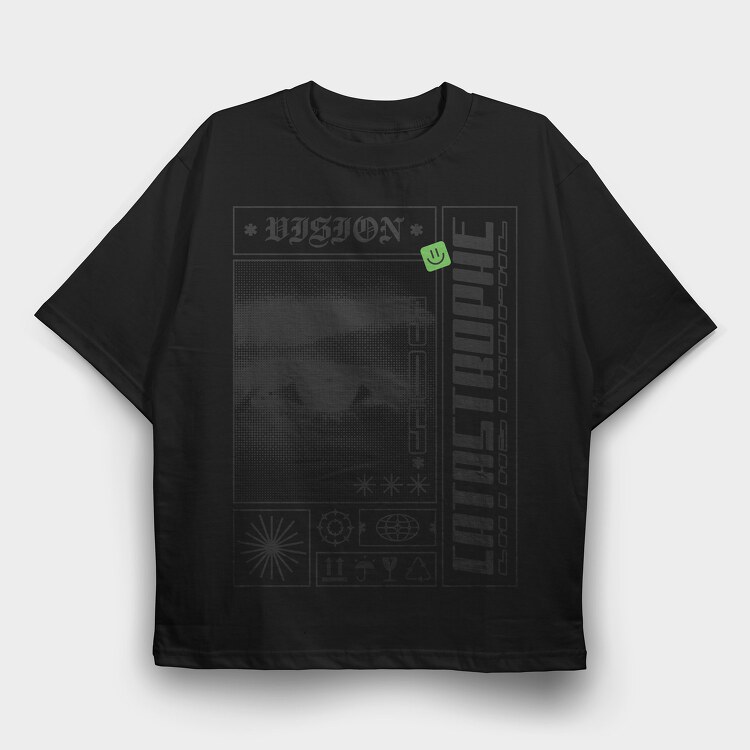 Catastrophe 2, Tricou Oversize Barbati (Unisex)