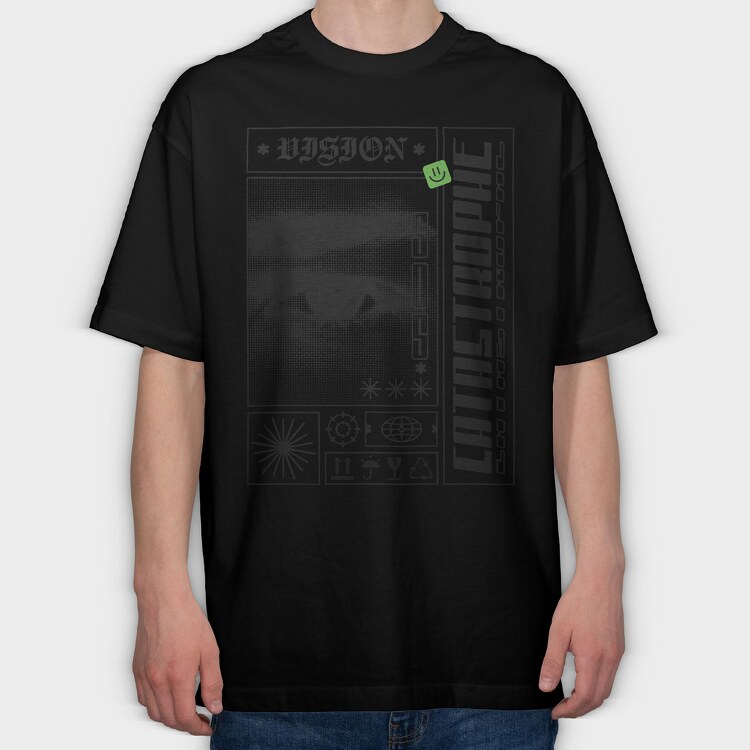 Catastrophe 2, Tricou Oversize Barbati (Unisex)