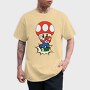 Moshroom Mario, Tricou Barbati (Unisex)